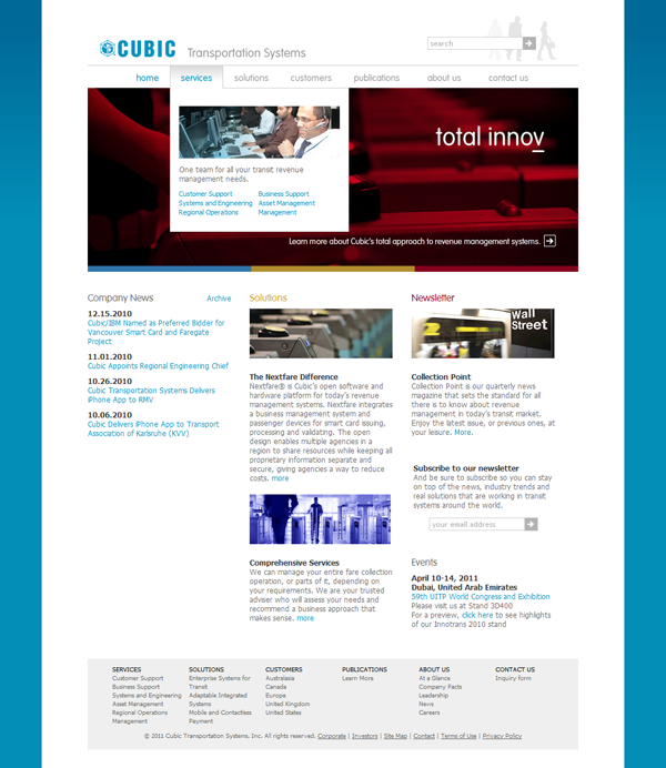 Cubic CTS Home Page