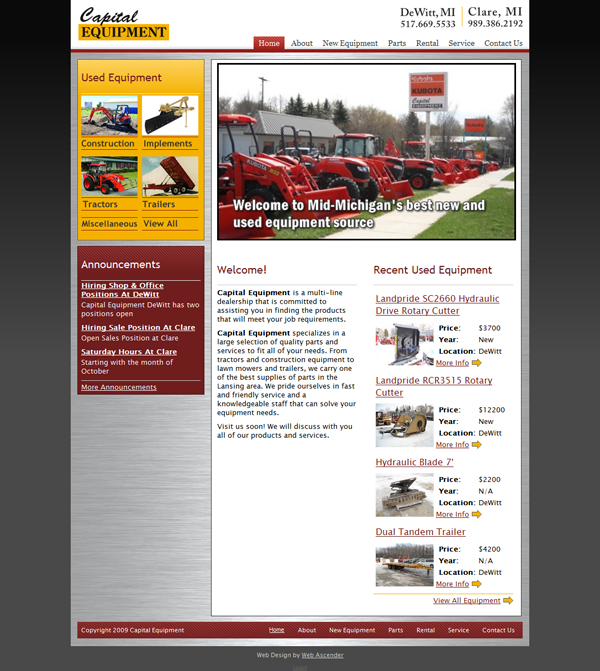 Capital Equipment Dealers