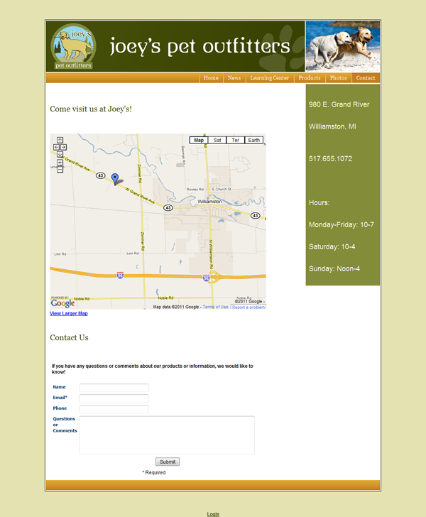 Joey's Pet Outfitters