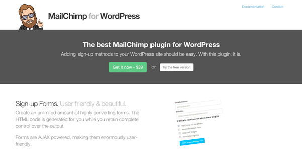 MailChimp for WordPress 