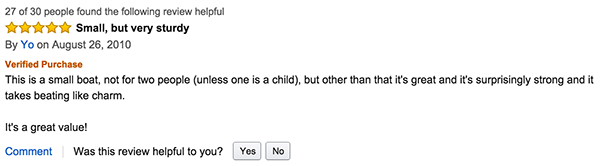 amazon review example