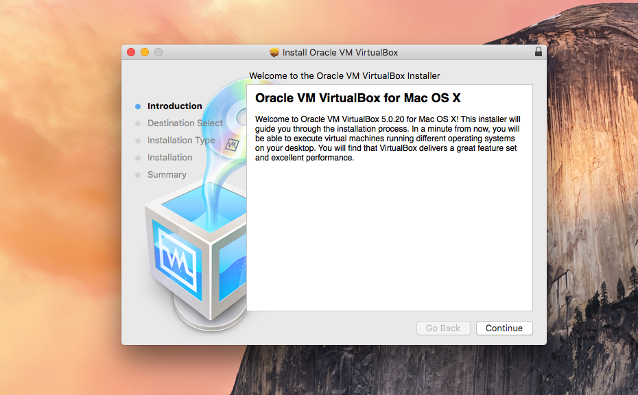 install osx on virtualbox