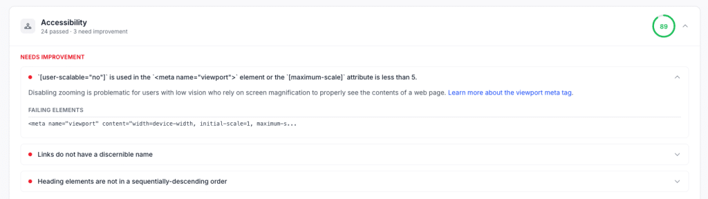 making accessibility easy