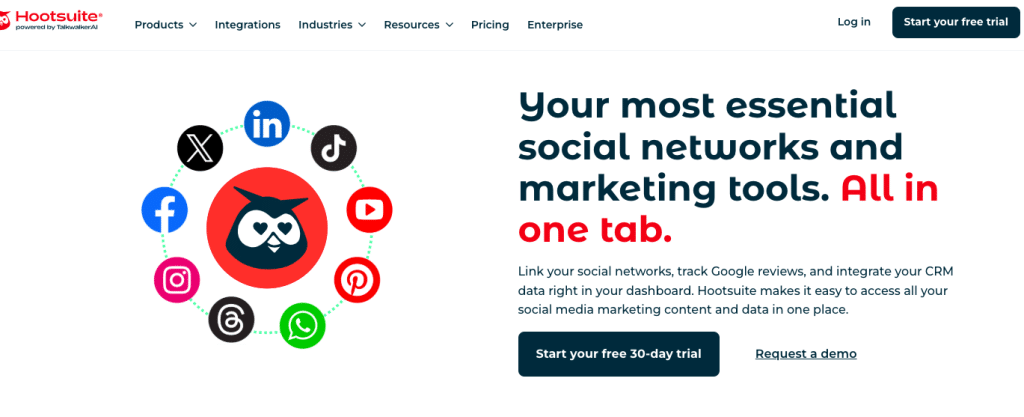 hootsuite social media management platform