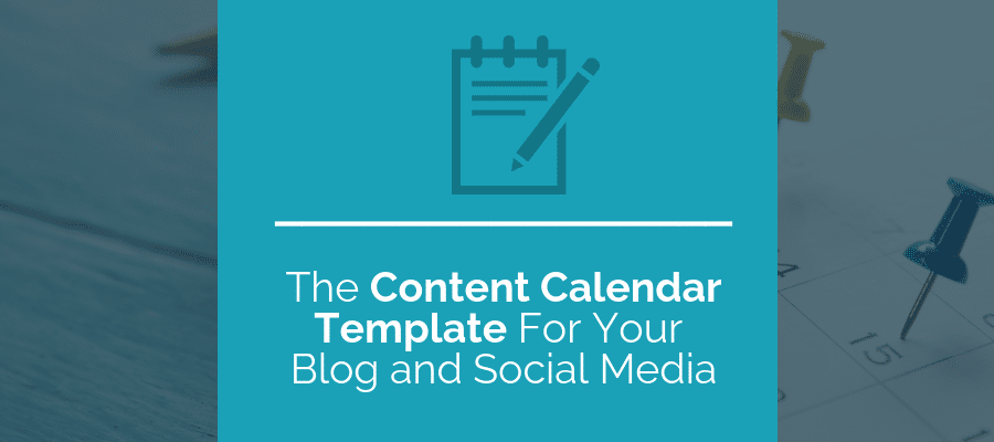content calendar template