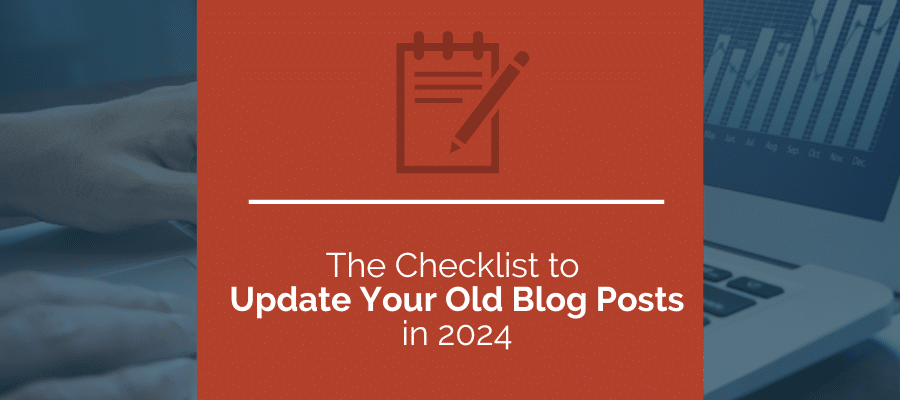 the blog update checklist