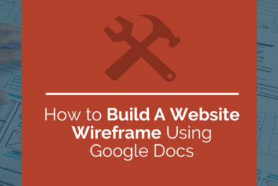 how to build a website wireframe using google docs