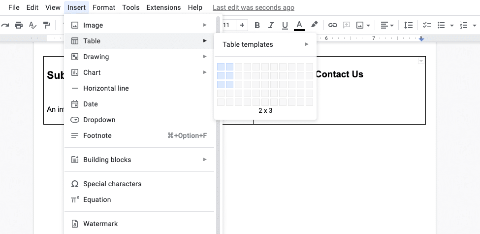 how to wireframe a form in google docs